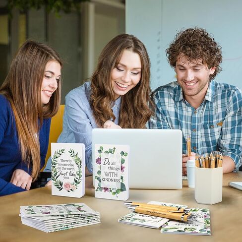 مجموعة هدايا ملهمة مكونة من 48 قطعة، دفاتر ملاحظات صغيرة تحفيزية، أقلام آية الكتاب المقدس، دفاتر ملاحظات ملهمة مع أقلام اقتباس تحفيزية، هدايا مسيحية للنساء، لوازم السفر المكتبية والمدرسة (كلاسيكية) in Saudi Arabia