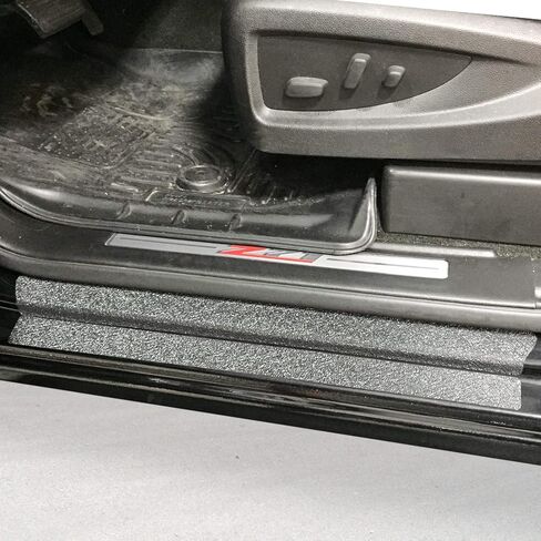 Red Hound Auto Door Entry Guards Scratch Shield 2014-2018 متوافق مع شيفروليه سيلفرادو جي إم سي سييرا 1500 كابينة مزدوجة و15-19 2500 HD 3500HD طقم 8 قطع (لا يناسب الكابينة الخارجية مع الباب الخلفي المفصلي) in Saudi Arabia
