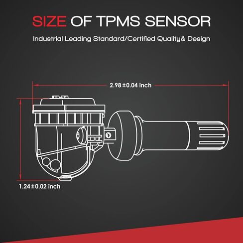 طقم مستشعر نظام مراقبة ضغط الإطارات (TPMS) 4 قطع 433 ميجاهرتز من MOCA يناسب شيفروليه 2017-2020 سيلفرادو 1500 2500 3500، لجي إم سي 2017-2020 سييرا 1500 2500 3500، والمزيد #13598773 in Kuwait