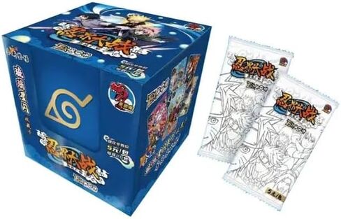 صندوق معزز لبطاقات NarutoNinja Elite EX المحدود، بطاقة اللعب/التداول الرسمية CCG TCG القابلة للتجميع من المستوى 5 (صندوق استثنائي - 20 حزمة | 5 بطاقات في كل حزمة) in Kuwait