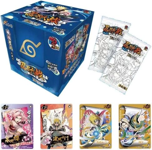 صندوق معزز لبطاقات NarutoNinja Elite EX المحدود، بطاقة اللعب/التداول الرسمية CCG TCG القابلة للتجميع من المستوى 5 (صندوق استثنائي - 20 حزمة | 5 بطاقات في كل حزمة) in Kuwait