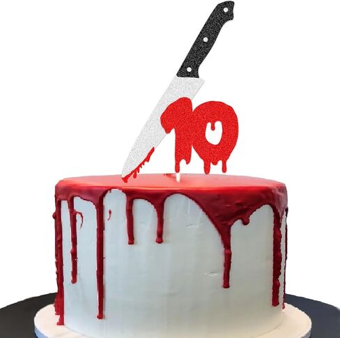 Have a Killer Birthday Party Supplies, Horror Classic Cake Topper Decorations for Halloween Horror Party Supplies Decor（style 1） in Saudi Arabia