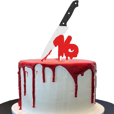 Have a Killer Birthday Party Supplies, Horror Classic Cake Topper Decorations for Halloween Horror Party Supplies Decor（style 1） in Saudi Arabia