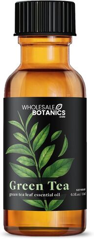 Green Tea Essential Oil by Wholesale Botanics | Premium Grade 100% Undiluted Essential Oil | for Aromatherapy, Soaps, Lotions, & Candles | Vegan & Cruelty Free (0.5 Fl Oz) in Saudi Arabia