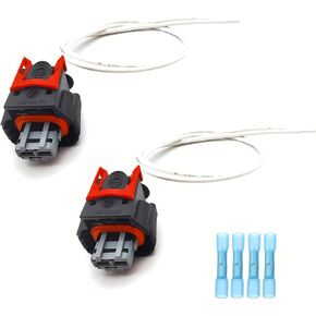 PT3739 Injector Pigtail Connector Compatiable with Duramax L5P Engine V8 6.6L, Fuel Injector Pigtail Connector 19368140 Multi-Purpose Pigtail Kit for GM Original Equipment 2PCS