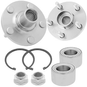 [2-Pack] BR930598K - Front Wheel Hub Bearing Assembly Compatible with 2000-2005 Toyota Celica, 2003-2019 Toyota Corolla, 2003-2013 Toyota Matrix, 2003-2008 Pontiac Vibe