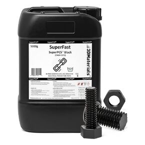 SuperPCS 3D Printer Resin, Toughest and Fastest, 50um 1.8GPa Print in 1.5 sec, Made in Korea by 3DMaterials (1000g, Black)