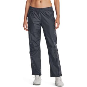 Under Armour - Womens Cloudstrike Rain Pant Pants, Color Pitch Gray/Black (012), Size: Large