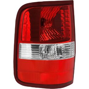 Tail Light Compatible with 2004-2008 Ford F150 2004 Ford F150 2005 Ford F150 2006 Ford F150 2007 Ford F150 2008 Ford F150 04 05 06 07 08 Ford F150 (Chrome-L)