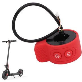 Pissente Scooter Integrated Switch, Electric Scooter Thumb Throttle Accelerator Speed Control Scooter Integrated Switch