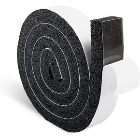 Window Air Conditioner Foam Seal Strip with Adhesive, High Resilience AC Foam Insulating Tape, Multipurpose Weather Stripping, 2 Inch Wide x 1 Inch Thick, 6.5 Ft x 1 Roll