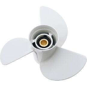 مروحة القارب الخارجية 13 1/4x17-K لمحرك ياماها 60HP 70HP 75HP 80HP 85HP 90HP 100HP 115HP استبدال 6E5-45945-01-EL, 15 سن, RH in Kuwait