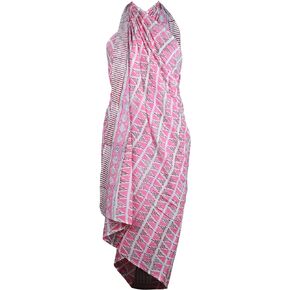 Block Print Sarong Beach Cover Up