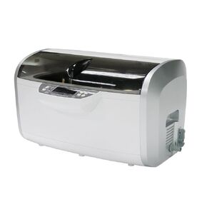iSonic P4860 Commercial Ultrasonic Cleaner, 1.6Gal/6L, White Color, Plastic Basket, 110V
