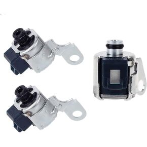 HERCOO A340 AW4 Transmission TCC Lock Up Solenoid + Shift Solenoids Kit Fits for 1986 UP Jeep Cherokee/Comanche/Wagoneer,Toyota 4Runner/Cressida/Pickup/Previa/Supra/T100/Tacoma, 1992-1997 Lexus SC300