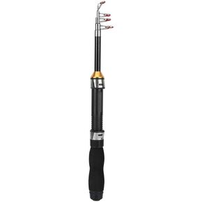 Fishing Rod,Portable Short Pole Small Sea Pole Ice Fishing Rod Mini Sea Fishing Tools Comfortable and Non-Slip