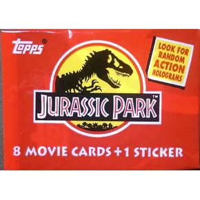 Jurassic Park Vintage 1992 Trading Cards Pack