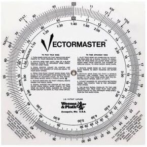 Weems & Plath Marine Navigation Vectormaster Circular Slide Rule and Navigation Tool