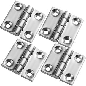 Stainless Steel Hinges, Marine Grade Boat Hatch Hinge, Heavy Duty Flush Mount Marine Hinge,Boat Butt Door Cabinet Hinges Boat Hardware