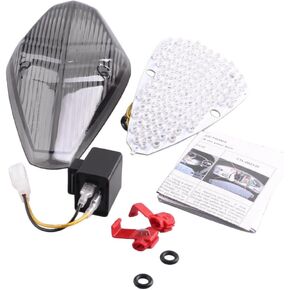 Smoke Lens Integrated Motorcycle LED Taillight Assembly Waterproof for VTX 1300 Retro 2002-2008 VTX 1800 Retro / 1800T 2002-2008