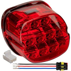 Motorcycle Smoked LED Tail Light Rear Brake Light Taillights Replacement for Harley Dyna Touring Softail Sportster Road King Electra Glide Street Glide in Saudi Arabia