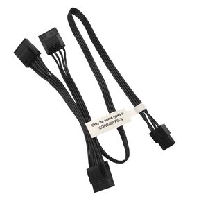 COMeap Molex Power Cable for Corsair PSUs, 6 Pin to 3X 4 Pin Molex Female Hard Drive Power Adapter Splitter for BTC Mining Riser Card 20-in