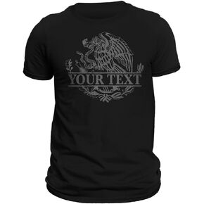 Mexico Mexican Eagle T-Shirt with Personalization Option - Playera Con Aguila De Mexico Personalizable