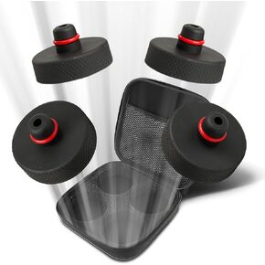 Tesla Lifting Pucks for Model 3/S/X/Y: Durable Jack Pad Adapter Set with Premium Storage Case - Protects Chassis & Battery - Essential Accessory for All Tesla Models 2016-2024 (4-Pack)