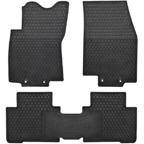Car Floor Mats Custom Fit for Nissan Rogue（Non Sport or Select Models） 2014-2020 & Nissan X - Trail 2014-2015 Odorless Rubber All Weather Car Floor Liner-Black in Saudi Arabia