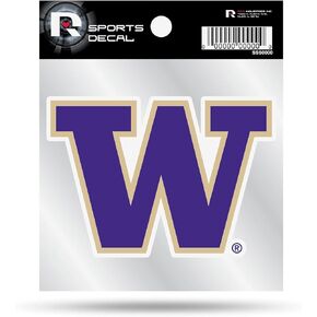 NCAA Rico Industries Washington Huskies 4"x4" Small Style Decal
