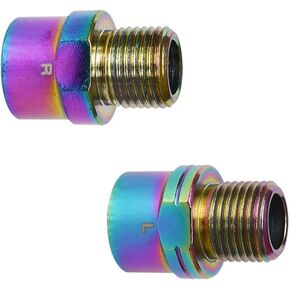 Bicycle Pedal Extender Bike Pedal Spacer Extension Chromium Molybdenum Steel 9/16 inch for MTB Mountain Road Bike Road Bicycle 1 Pair Colorful