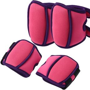 Thickening Toddler Knee Pads(2 Pairs 1-3-5 years)- Comfortable Non Slip toddler Protective Gear Set for Balance Bike- Helper to Protect Boy Girl Knees