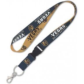 WinCraft Vegas Golden Knights Lanyard with Detachable Buckle Wordmark