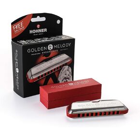 Hohner Golden Melody Harmonica - Key of F Version 2