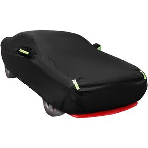 for Challenger Car Cover Waterproof All Weather Full Car Covers Compatible with Dodge Challenger 2010-2024 Black