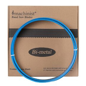S1041210812 104-1/2" Long, 1" Wide, 0.035" Thick Bi-Metal Band Saw Blades for Cutting Metal Variable Teeth (8/12TPI)