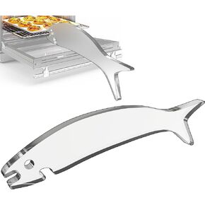 Oven Rack Hook for Sliding In-and-out, Oven Rack Push Pull Tool Puller Stick Oven Accessory for Minimizing Burn Risks