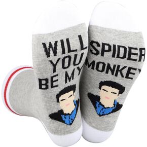 Edward Novelty Socks Edward And Bella Gifts Will You Be My Spider Monkey Socks Vampire Lover Socks