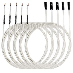 5pcs NTC 3950 100K Thermistors Sensors with 1 Meter Wiring and Female Pin Head for RepRap 3D Printer Heatbed or Hot End
