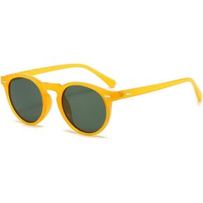 Retro Round Sunglasses for Women Men Polarized Vintage Style Round Sunglasses UV Protection Eyewear Outdoor