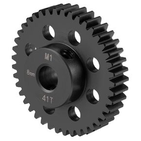 Steel 8mm Bore Mod 1 41T 42T 49T 51T 52T 53T 55T 56T Pinion Motor Gear for Tra-xxas Slash X maxx 8S XRT 1/5 1/6 1/8 1/10 RC Car (52T)