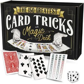Ultimate Secrets of Card Magic - 150 Greatest Card Tricks Magic Kit