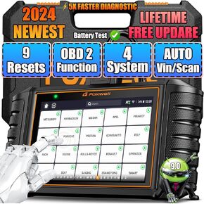 أحدث قارئ رموز FOXWELL NT716 وأدوات المسح الضوئي لعام 2024 مع 9 إعادة ضبط (TPMS/Oil/EPB/SAS/BMS/خنق/ترميز الحاقن)، تحقق من ABS/SRS/ناقل الحركة/محرك obd2 الماسح الضوئي مع اختبار البطارية، تحديث مجاني مدى الحياة in Kuwait