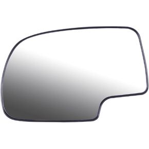 SCITOO Exterior Mirror Replacement Glass Lens Manual fit 1999-2006 for Chevy Silverado Suburban for GMC Sierra Yukon Driver Left Side Towing Mirror Replacement Glass