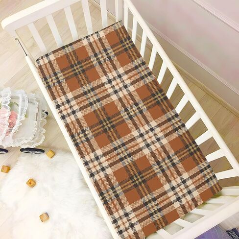 Cactus Cowboy Boho Fitted Crib Sheets Stretchy Portable Playard Sheets for Baby Toddler, Breathable Soft Mini Crib Mattress 52 x 28 in for Boys and Girls in Saudi Arabia