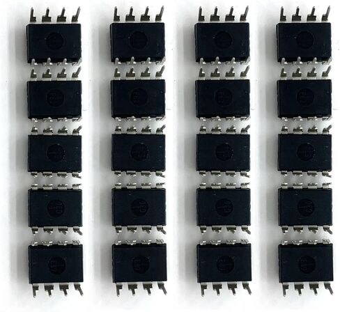 20 قطعة IC TDA2822M TDA2822 DIP-8 ST AMP الصوت المزدوج فولت منخفض in Saudi Arabia