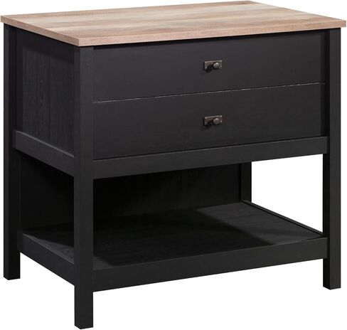 Sauder Cottage Road Lateral File, L: 32.44" x W: 21.81" x H: 29.76", Raven Oak Finish in Saudi Arabia