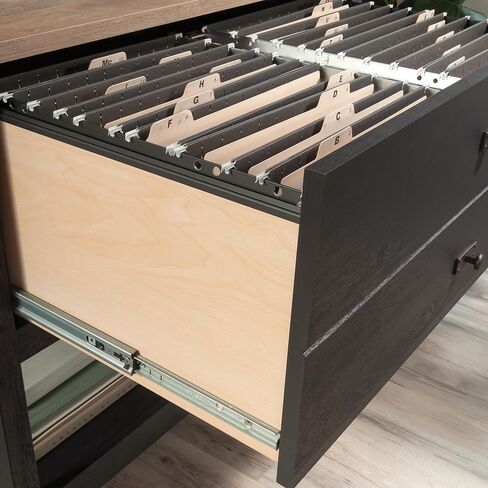 Sauder Cottage Road Lateral File, L: 32.44" x W: 21.81" x H: 29.76", Raven Oak Finish in Saudi Arabia
