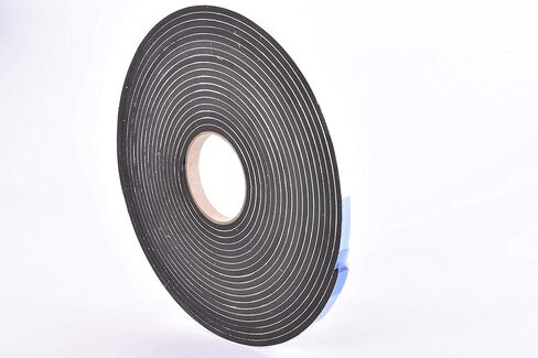 إسفنجة من النيوبرين مع مادة لاصقة بعرض 5/8 بوصة × سماكة 1/4 بوصة × طول 37.5 قدم in Kuwait