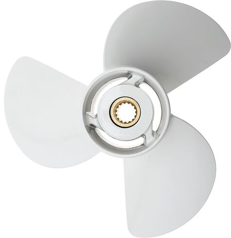 مروحة القارب الخارجية 13 1/4x17-K لمحرك ياماها 60HP 70HP 75HP 80HP 85HP 90HP 100HP 115HP استبدال 6E5-45945-01-EL, 15 سن, RH in Kuwait